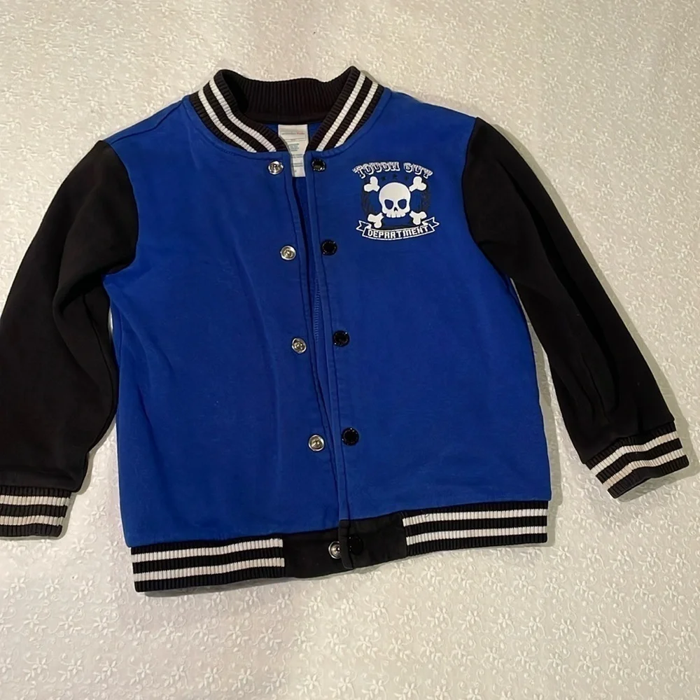 Wonderkids Boys Bomber Jacket long sleeve Snap Close 5T